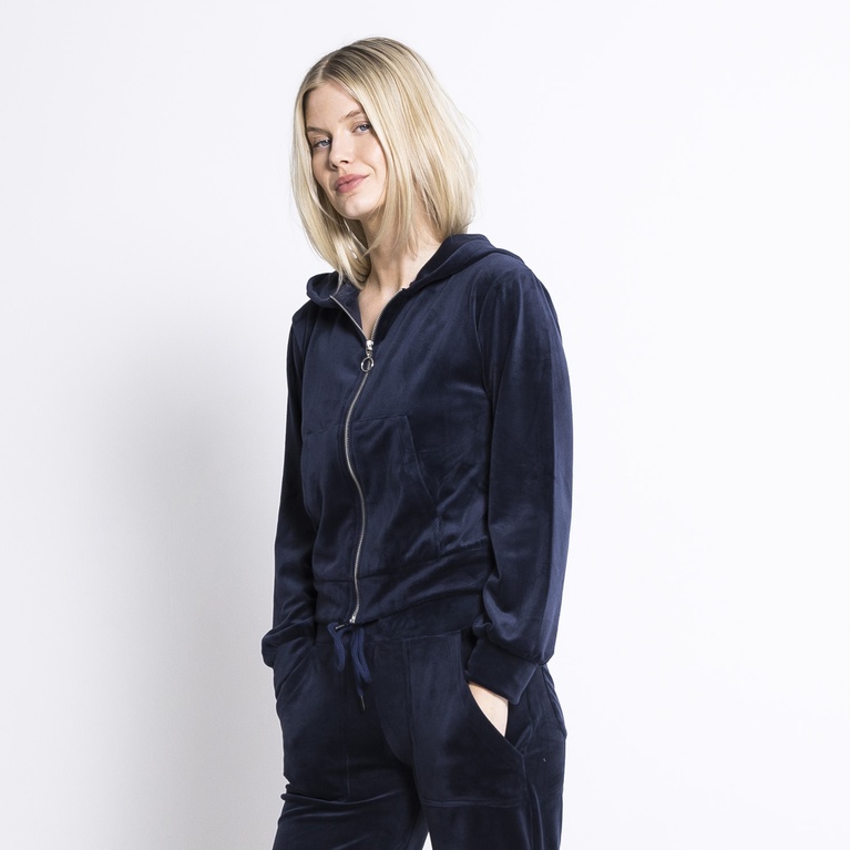Velour hættetrøje "Ellie"